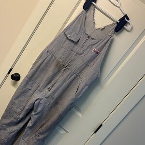Vintage destroyed Big B Brotherhood overalls